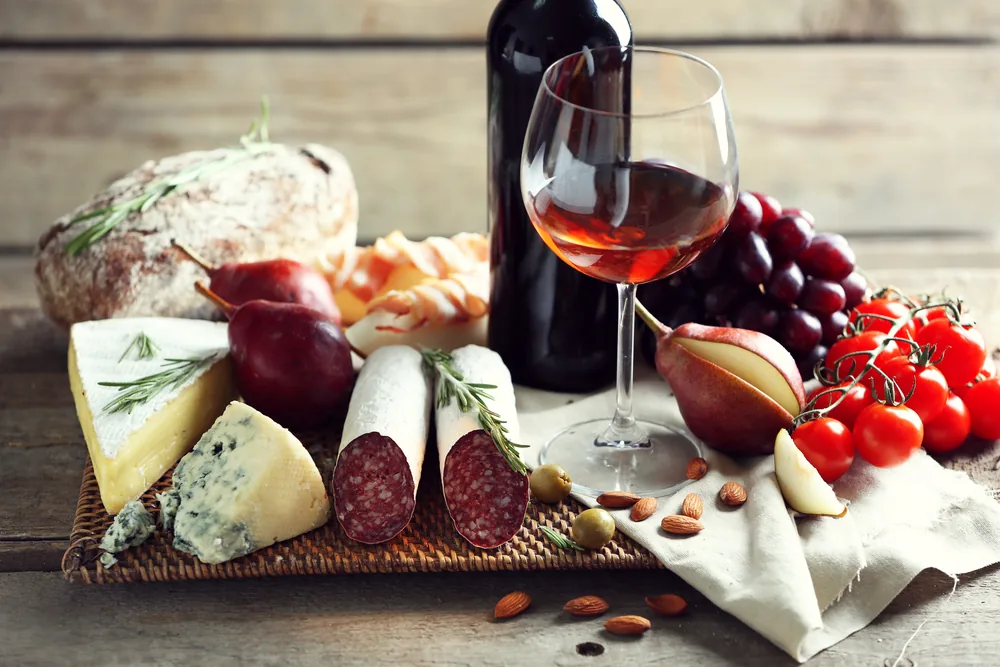 Italiaanse delicatessen en dranken